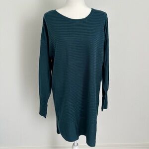 a.n.a Teal Tunic Sweater Shirt Size Large